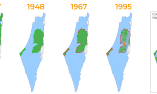 [ 2023 以巴衝突 ] 巴勒斯坦國土變化，多年來被以色列壓縮